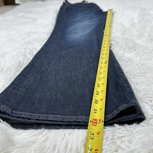 Pantalones de mezclilla Lucky Brand Sofia corte bota talla 12/31 azul lavado oscuro tiro medio - Imagen 9 de 15