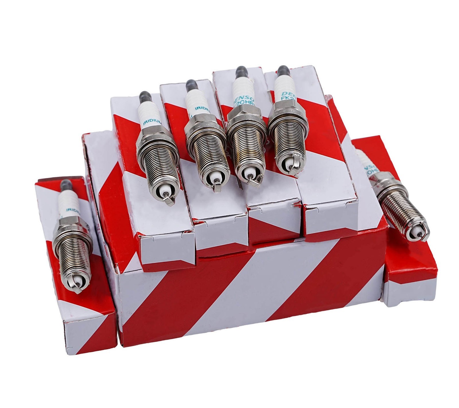 6PCS Genuine Spark Plugs For Toyota Lexus Denso OEM 90919-01247 FK20HR11 3426