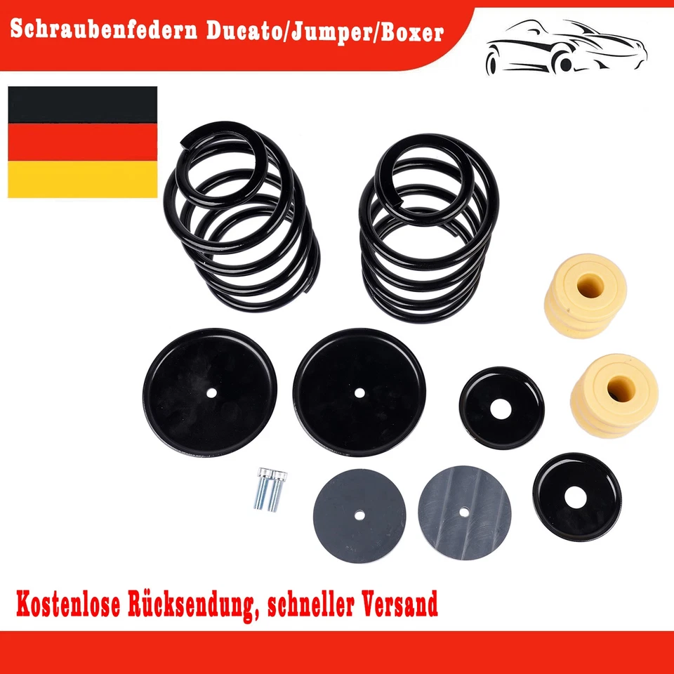 Zusatzschraubenfedern Hinterachse für Fiat Ducato Jumper Boxer ab 2006 001.EC302 - Bild 3 von 4