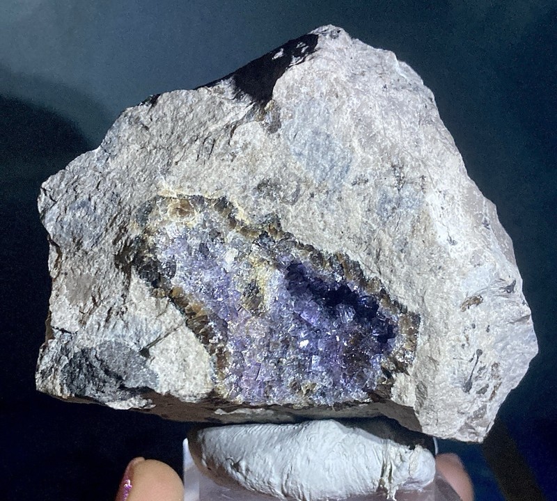 Fluorite Stoneco Auglaize Quarry, Junction, Paulding Co., Ohio