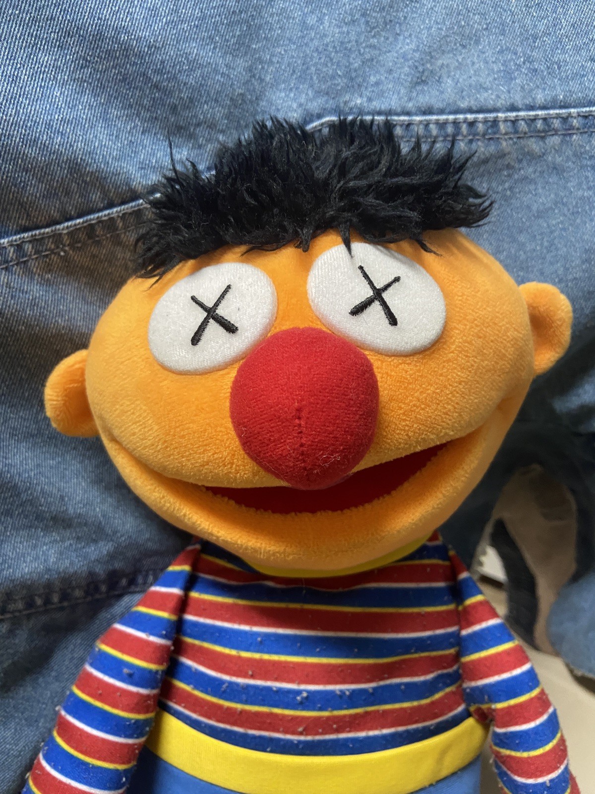 UNIQLO Kaws Sesame Street Plush Doll Toy Ernie US Seller New NO TAGS thumbnail 6