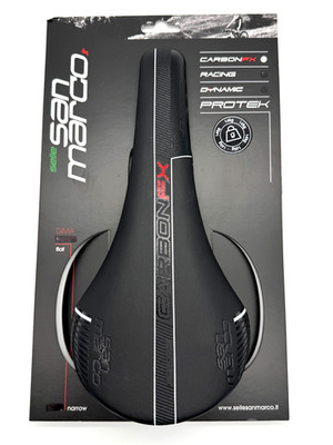 San Marco Carbon FX Regale Protek Bike Saddle Black Narrow