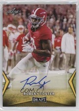 2018 Leaf Draft Auto Gold Robert Foster #BA-RF3 Auto qw7