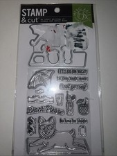 Hero Arts Stamp Cut Stamp Die Set Beach Theme, DC238