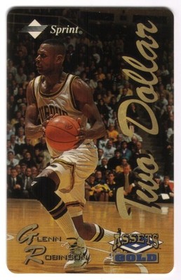 Assets Gold: $2. Glenn Robinson (Basketball) SAMPLE Phone Card