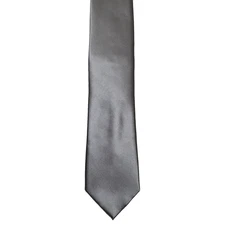 PERRY ELLIS Portfolio Men's 100% Polyester Tie Silver Gray NWT $55