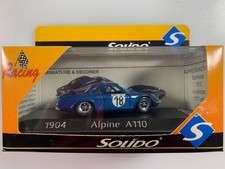 ALPINE A110 BERLINETTE DieCast 1:43 Solido #1904 (French Racing Blue) RENAULT