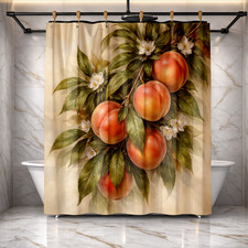 Skating Penguin Shower Curtain 72x72 Polyester Kids Bath Decor