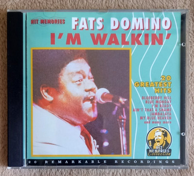 CD  Fats Domino - '' I'm Walking'', Hit Memories Collection, 20 Titel