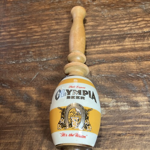 Vintage OLYMPIA BIER Zapfhahn Griff SCHÖN