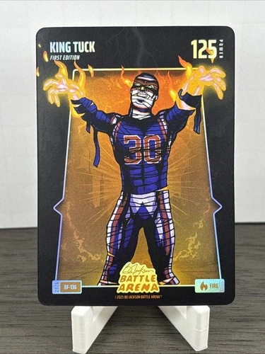 Bo Jackson Battle Arena King Tuck BF-136 Fire Battlefoil Kyle Tucker!
