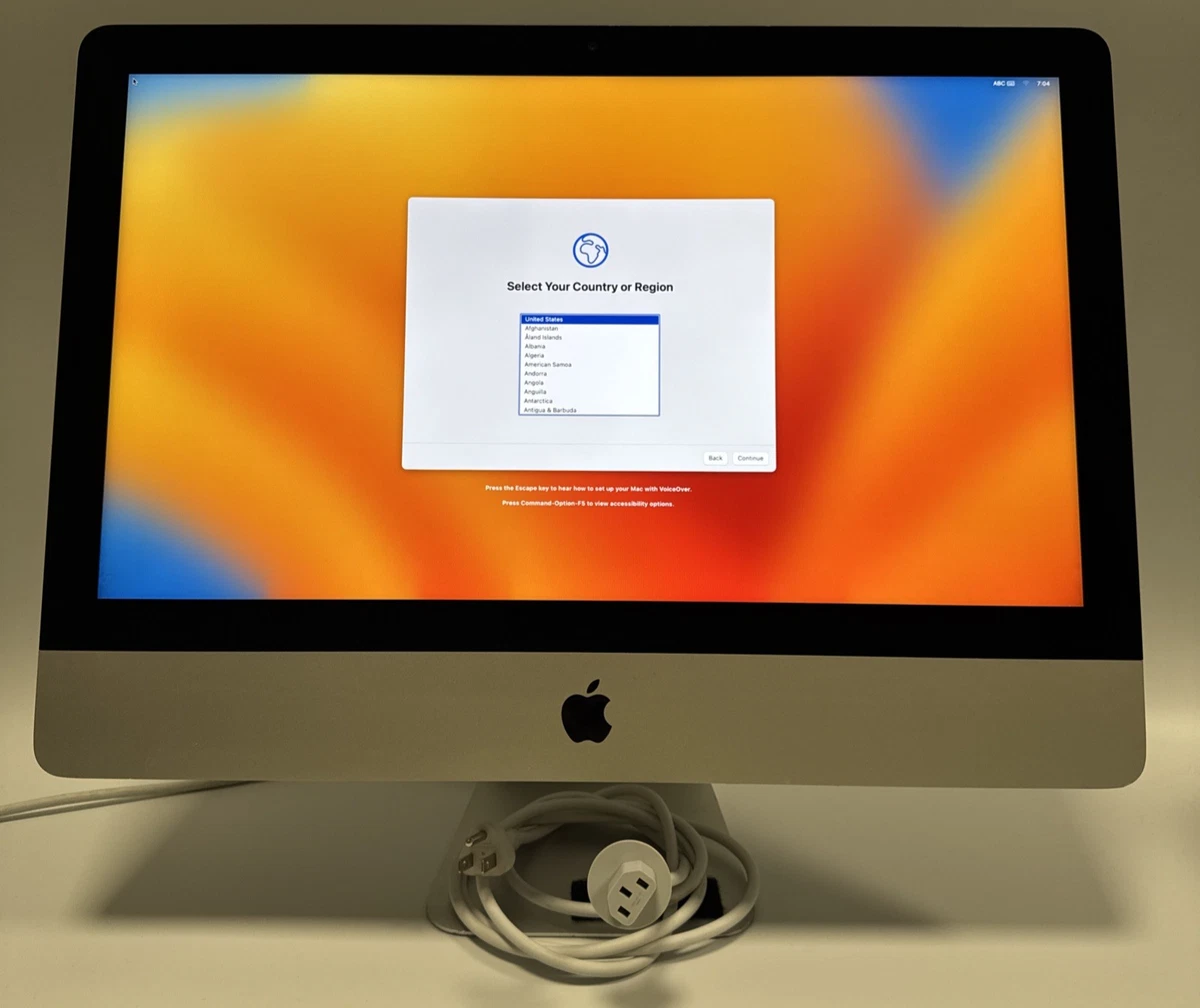 Apple iMac Intel Core i5 7th Gen. 2017 Release Year Apple Desktops