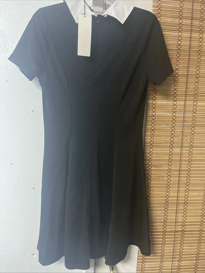 NWT - Wednesday Addams Collared Dress Costume - Size Adult M - Image 2 of 4