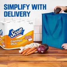 Comfortplus Toilet Paper, 48 Double Rolls, 231 Sheets per Roll, Septic-Safe, 1-P
