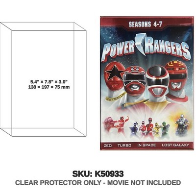 Protector For Shout Factory Power Rangers Seasons 4-7 21 DVD Set 20th Anniver...
