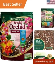 Special Orchid Mix -  Grade Orchid Bark Potting Mix for Potting, Repotting, E...