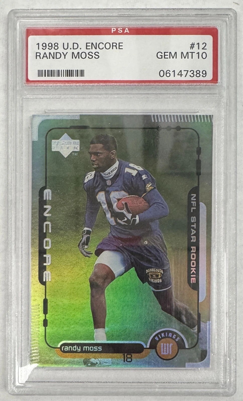 Randy Moss Upper Deck Encore #12 Base