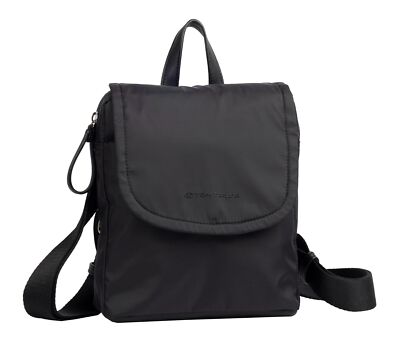 TOM TAILOR Sansa Backpack M Freizeitrucksack Rucksack Black schwarz Neu