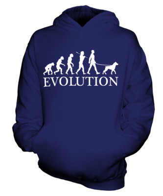 ROTTWEILER EVOLUTION OF MAN KINDER HOODIE JUNGEN HOODY MÄDCHEN HUNDELIEBHABER GESCHENK