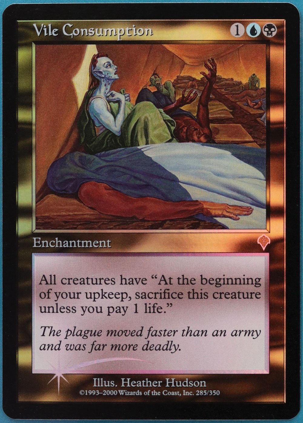 Vile Consumption FOIL Invasion NM Blue Black Rare MTG CARD (ID# 458290) ABUGames