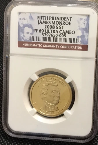 2008-S (4Coin) PRESIDENTIAL DOLLAR SET NGC PF69 ULTRA CAMEO