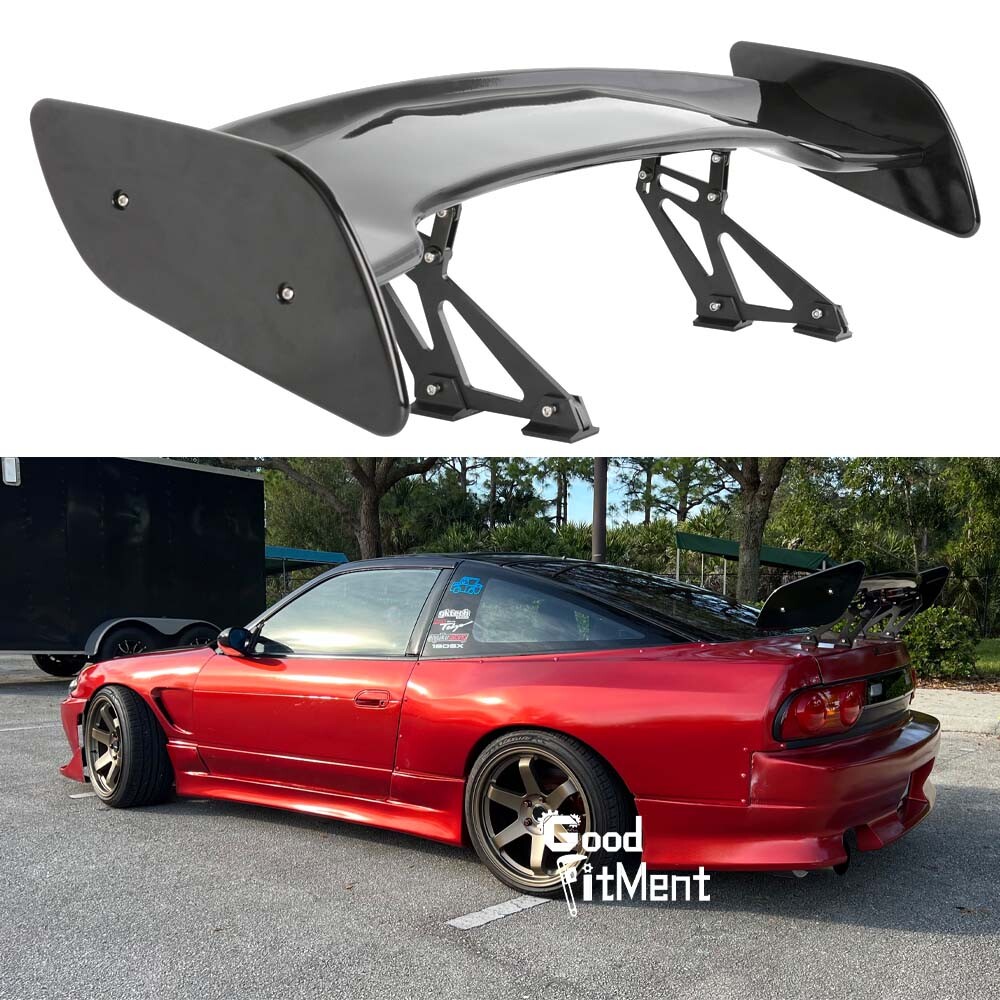 GT Style Spoiler For 240SX Fit Nissan 57 Inch 3-D GT JDM Real Carbon ...