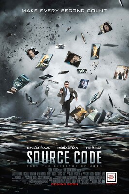 Source Code movie poster - 11 x 17 inches - Jake Gyllenhaal