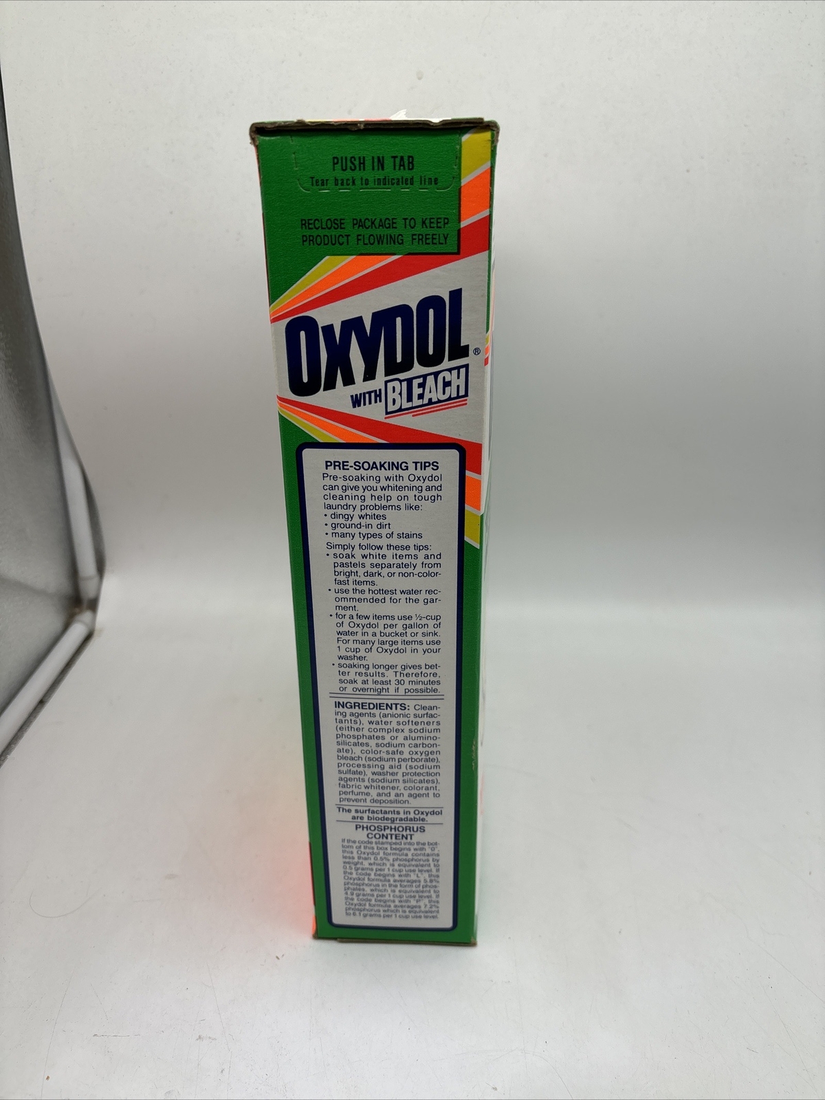 Sealed Oxydol Powder Laundry Detergent 67 Oz BRIGHT Colors Great Prop