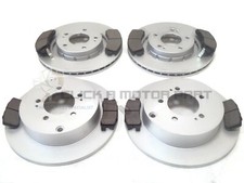 DISCHI E PASTIGLIE FRENO ANTERIORI E POSTERIORI PER MITSUBISHI OUTLANDER 2.0 2.2 2.4 DI-D 07-12