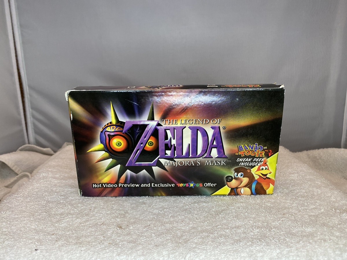 Legend of Zelda Majora's Mask N64 Preview VHS -Toys R Us, Banjo