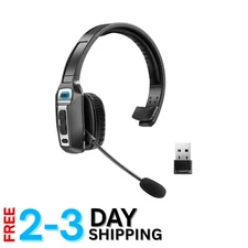 Bluetooth Headset Wireless On Ear Active Noise Cancelling Hands-Free Calling