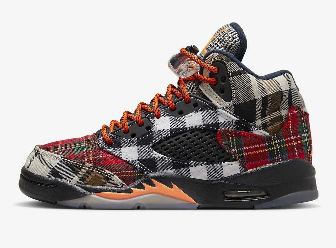 Plaid jordan best sale shoes