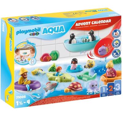 PLAYMOBIL 1.2.3 AQUA 71086 Adventskalender Kinder Badespaß Schwimmfähigen NEU
