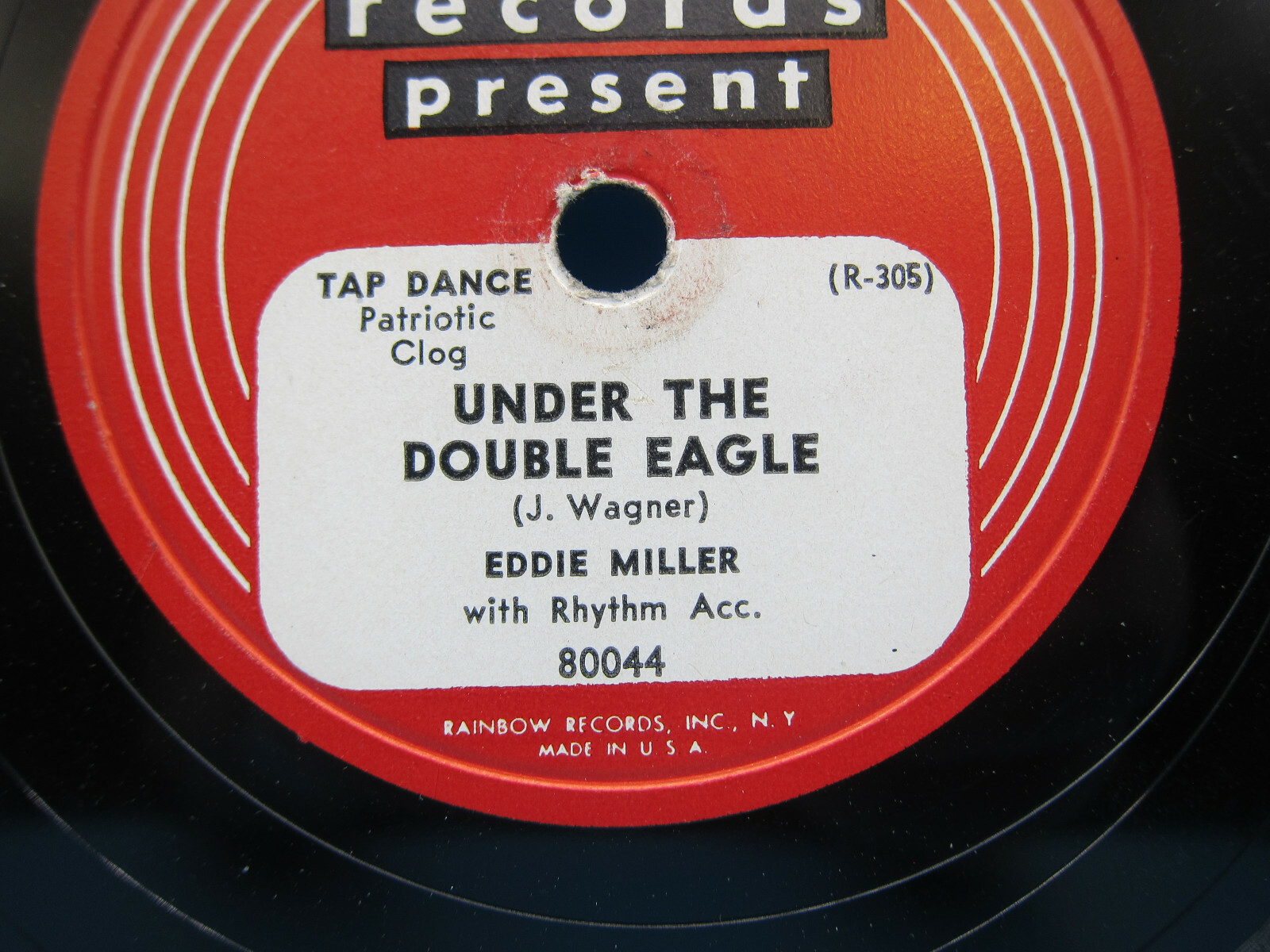 Eddie Miller - Under the Double Eagle & Daughter of Rosie O'Grady - 78 ...