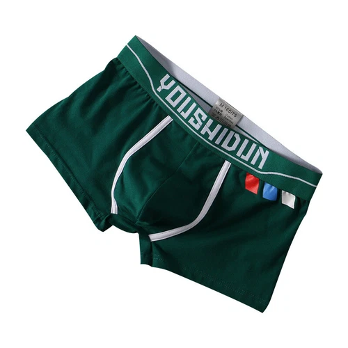 1,3 Pack Men's Cotton Underwear Boxer Shorts Bulge Pouch Printed Underpants - Picture 11 of 29