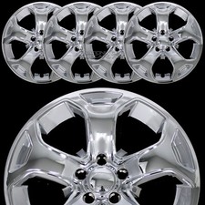 4 New 2011-2014 Ford Edge SEL SE 18" Chrome Wheel Skins Hub Caps Full Rim Covers