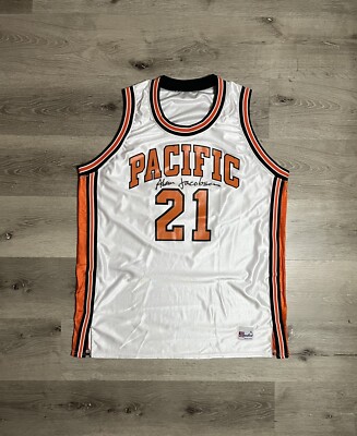 Vintage UOP Pacific Tigers Basketball Jersey Adam Jacobsen