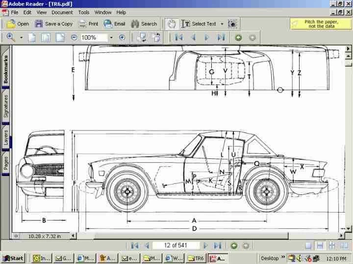 MANUALES DE TALLER Y REPUESTOS TRIUMPH TR6 550pgs con marco de reparación de servicio y planos Foto 3 de 4