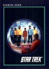 1991 Impel Star Trek 25th Anniversary #153 Beaming Down Kirk Spock Chekov Uhura 