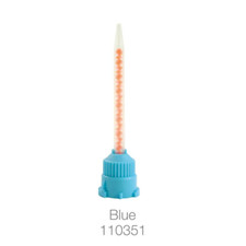Dental Crown  Bridge HP Blue Mixing Tips with Orange Inside 25pk blue/orange