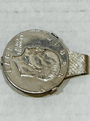 Fermasoldi Dwight Eisenhower $1 dollaro 1977 moneta vintage raro non circolato - Foto 12 di 18