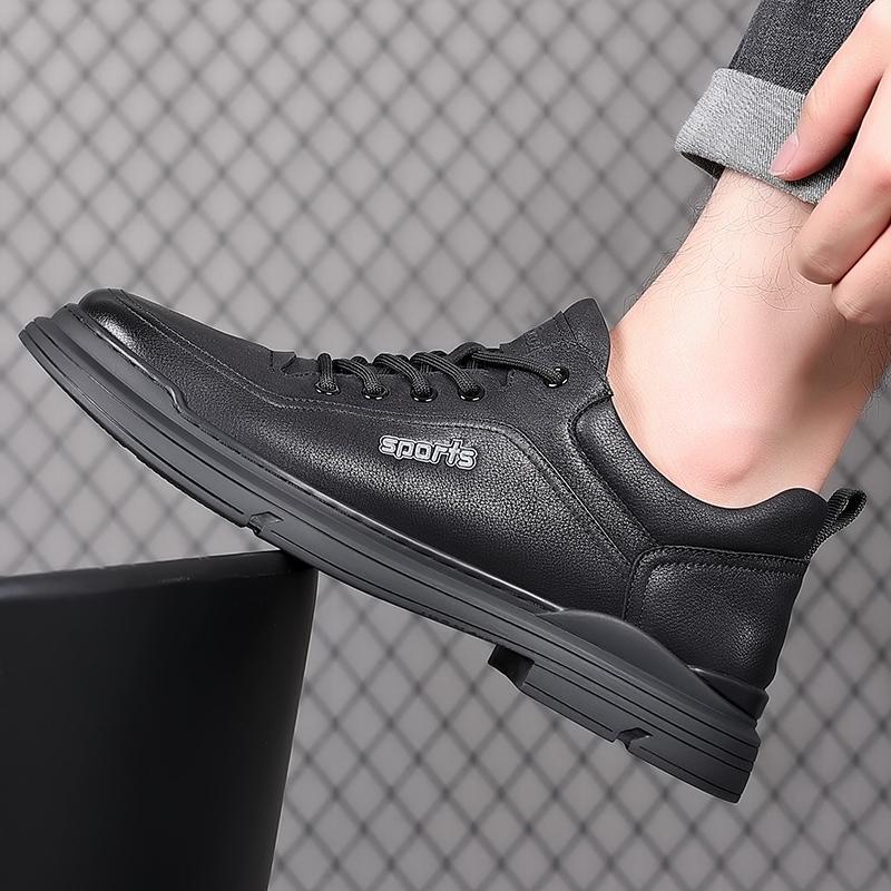 SAOLA Uomo Tempo Libero Sport Pompa Punta Rotonda Comfort Traspirante Board Oxford Lace Up Scarpe