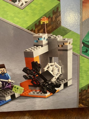 LEGO 21166 Minecraft The Abandoned Mine Set 248 Pcs Spider Slime Block Zombie - Picture 10 of 12