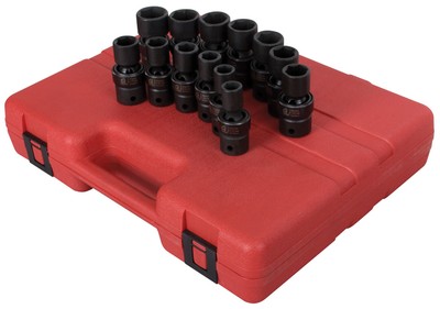 13 Pc. 1/2'' Drive Metric Universal Impact Socket Set SUU-2665 Brand New!
