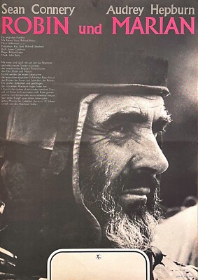 DDR Progress Filmplakat A2 - Robin und Marian DEFA mit Sean Connery 1978