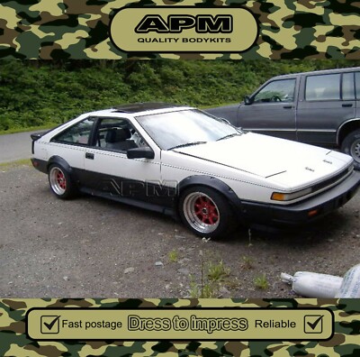 Quality Made APM Fender Guard Wheel Flare For Toyota AE86/Sprinter Trueno/Levin