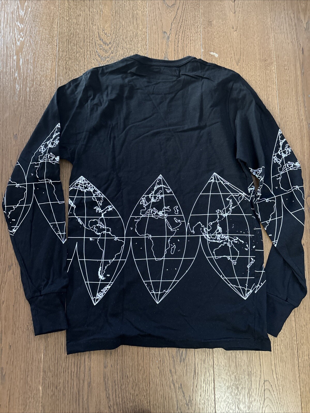 Off White Map Around Temperature Long Sleeve Tee … - image 2