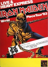 Iron Maiden - World Piece,  1983 | Konzertplakat | Poster
