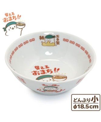 Sirotan Ramen Bowl ''Kaedama Omachi!!'' Chinese tableware Mother garden JP LTD Ori