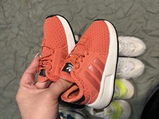 Salmon Colored Baby Adidas Sneakers Size 5k